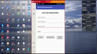 Yash Softech Tutorials how to DELETE data in SQLITE DATABASE part four
