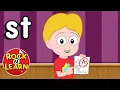 ST Ending Consonant Blend Sound with Practice ABC Phonics Song with Sounds for Children
