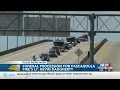 First responders honor Pascagoula Fire Lieutenant Kevin Daugherty at funeral procession through J