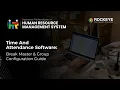 Time and Attendance Software Shift Master Workforce Scheduling Setup