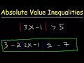 How To Solve Absolute Value Inequalities Basic Introduction Algebra