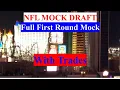 2020 NFL Mock Draft 1st round with trades