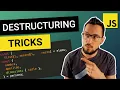 DESTRUCTURING in JS with ARRAYS and OBJECTS ADVANCED Javascript