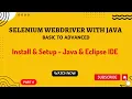automation testing tutorial for beginners setup java and eclipse qa automation testing tutorial