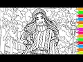 Coloring Shine Like The Sun Camping by the River Cooking New Recipe Hobby Coloring Pages