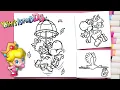 Yoshi s Island Coloring Pages Baby Peach and Yoshi Ohuhu Markers