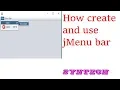 Java - How To Add And Use jMenuBar jMenu jMenuItem In Java NetBeans With Source code