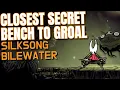 SILKSONG LOCATION OF THE CLOSEST SECRET BENCH TO GROAL THE GREAT