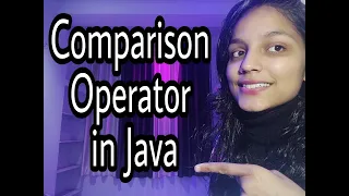 Comparison Operators In Java