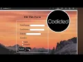 Full Stack Web Development Project in one Making Form using HTML CSS JS NODEJS MongoDb