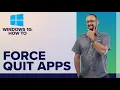 3 Ways to Force Quit Apps in Windows 10 GUI Command Prompt PowerShell