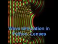 Light passing through a lens - Python simulation