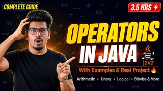 Operators in Java with Examples All Operators Explained with Real Project 2026