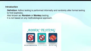 Adhoc Testing Monkey Testing Random Testing Software testing QualityTestCraft