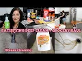 SATISFYING CLEAN WITH ME AND SEMI HEALTHY GROCERY HAUL
