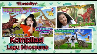 Dinosaur Song T'rex Badannya Besar | Kompilasi Lagu Anak Dinosaurus | Cover Daddi APZ
