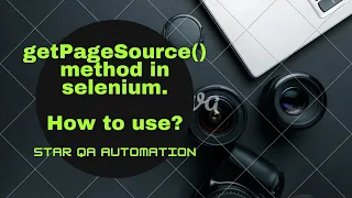 Get Page Source method in selenium How to use