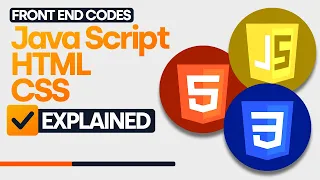 HTML CSS JavaScript Explained in 5 minutes for beginners