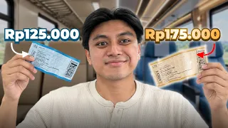 Apa Perbedaan Tiket Kereta Rp125.000 VS Rp175.000