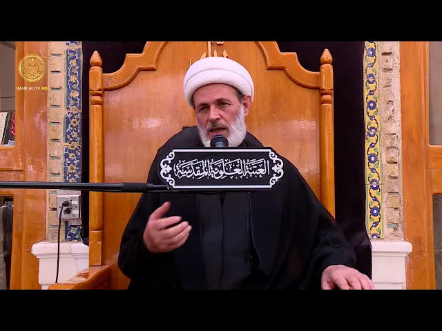 ⁣جانب من حياة الامام الحسن (ع) بعد استشهاد امير المؤمنين (ع)  | الشيخ عبد السادة الجابري | (100)