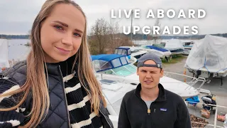 Prepping for Splash Day | Deep Clean, Sailboat Hull Prep & DIY Interior Upgrades
