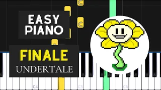 Finale EASY Piano Tutorial - Undertale