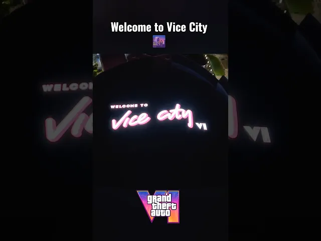 GTA 6 welcome to Vice City #gta6 #rockstar #gta