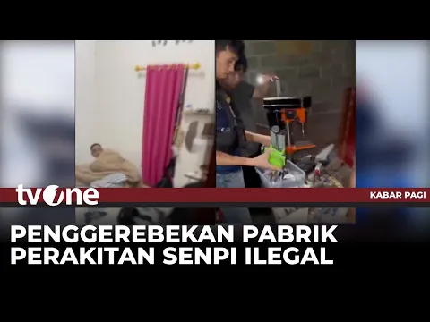 Polisi Gerebek Rumah Tempat Perakitan Senjata Api Ilegal