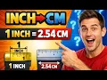 inch to cm