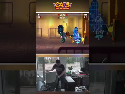 This C.A.T.S Battle Ended WAY Too Fast! 😱🔥 #crasharenaturbostars #shorts  #gaming