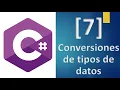 Parte 007 - C Conversiones de tipos de datos en C
