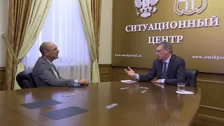 Александр Бурков рассказал о визите Виктории Абрамченко в Омск