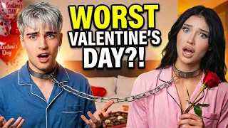 WORST VALENTINES DAY We BROKE UP ft Molly Eskam