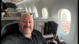 Rome to Seattle on Alaska Airlines in Business Class