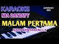Lagu Nia Daniaty - Malam Pertama || Karaoke Nada Wanita || Cover