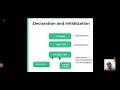 variable declaration and initialisation in c