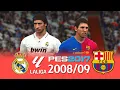 Real Madrid vs Barcelona 2009! // PES 2017 - 2009 Patch v3