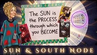 What the SUN represents in ASTROLOGY || Sun conjunct South Node