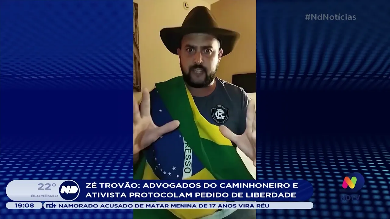 Zé Trovão: advogados do caminhoneiro e ativista protocolam pedido de liberdade
