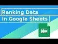 Ranking in Google Sheets