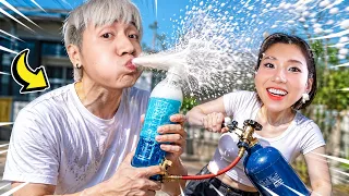 Biến Tất Cả Các Loại Nước Không Có Ga Thành Có Ga | H&M CHANNEL