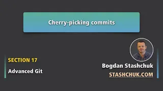 Cherry picking Git commits Advanced Git - 10