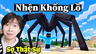 Vinh REACTION THỬ THÁCH Đánh Bại Con Nhện Khổng Lồ Hồi Sinh Vô Hạn Trong Minecraft Siêu Khó 🤣