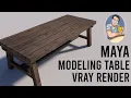 Maya Modeling Tutorial Beginner Table
