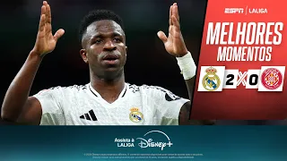 Vinicius Jr. acaba com JEJUM DE GOLS, Modric brilha com GOLAÇO, e Real Madrid bate Girona em LALIGA