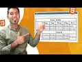 Advance HTML tutorial - How to create a School TimeTable in HTML in Hindi