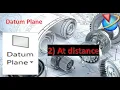 1 3 How to create a datum plane at distance in nx software planes