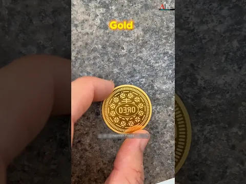 Real Gold or Plastic? The Oreo Test. 🧐 #shorts