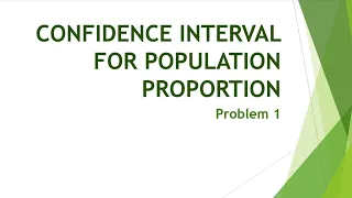 Confidence interval for population proportion S4 KTU PROBLEM 1