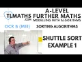 OCR MEI MwA C Sorting Algorithms 09 Shuttle Sort Example 1